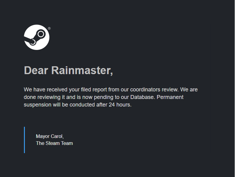 Lisa_G2202's tweet photo. Got the strangest discord dm scam today, posting just so my friends are aware of it! I've seen other posts that if you engage with them they will ask for your steam admin access and try to get your steam account banned. Please know its just a scam 💜 https://t.co/qgD2w0TUY4