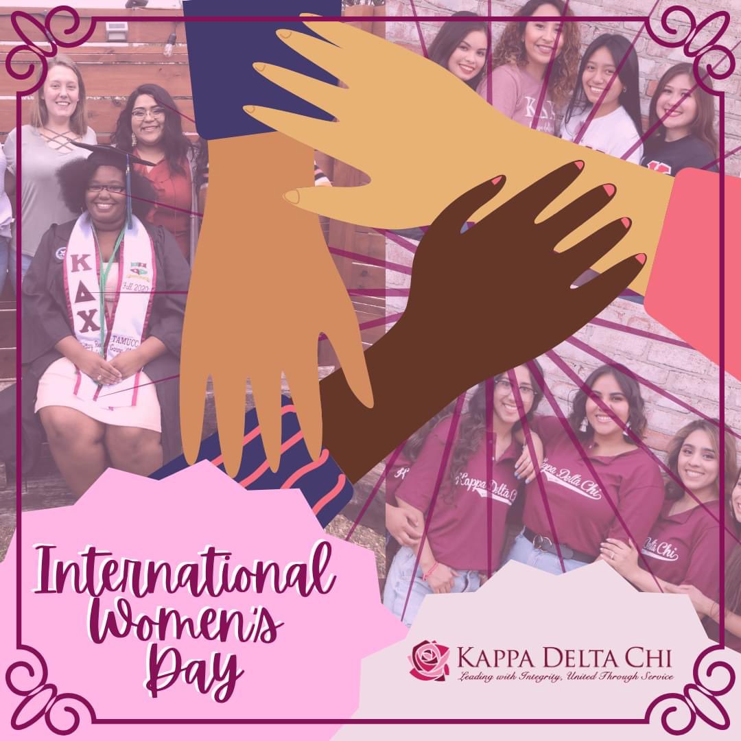Happy International Women's Day! May we support each other and make a wonderful change in our society! 

#KappaDeltaChi #KDChiNationals #KDChiLeader #Sorority #Sisterhood #internationalwomensday2021 #internationalwomensday