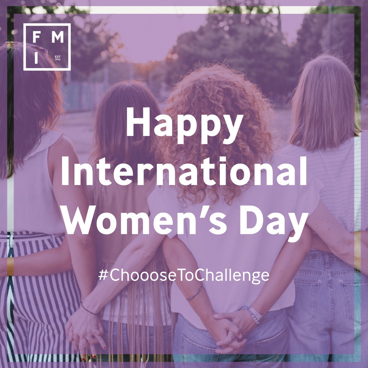 FMIHeadOffice's tweet photo. Happy International Women’s Day!
Following this years theme of #ChooseToChallenge  We at FMI continue to challenge and call out bias and inequality in and outside of the workplace.
Let’s build a more inclusive world and #ChooseToChallenge  #IWD https://t.co/yrTLfBocxA