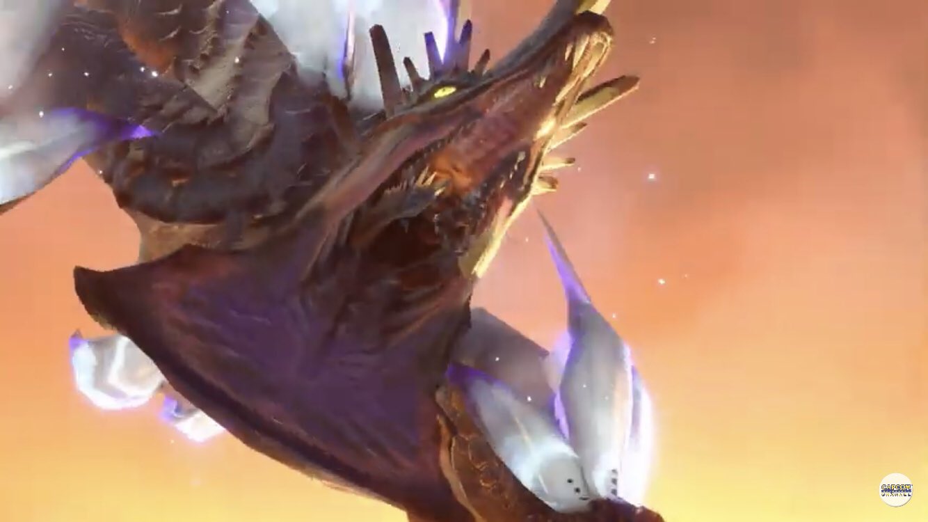 しぐれ モンハンのモンスターって口 顎 がでかい 音とかで攻撃って言うのが多い気がするから今作の元ネタの百鬼夜行絵巻の最後の妖怪空亡 そらなき の読み方に合わせて こいつの名前空鳴龍 くうきょうりゅう みたいな名前になりそう Konami モンハン