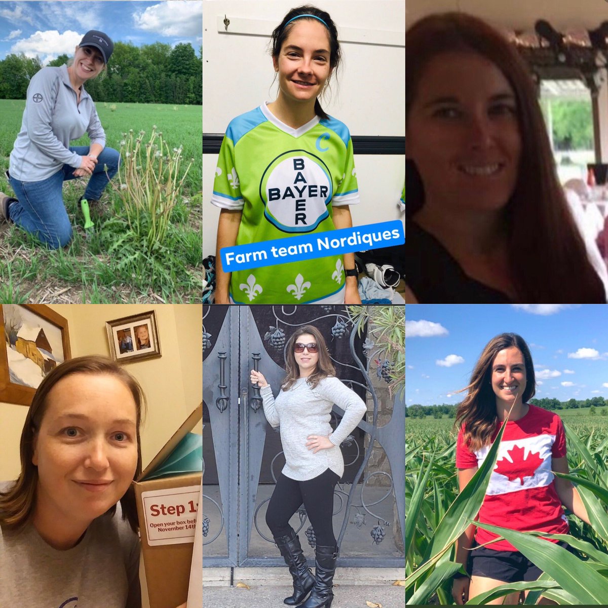 #InternationalWomensDay in honour of International Women’s Day, a nod to these great teammates in Eastern Ontario and Quebec! #Think #Ontag <a href="/Bayer4CropsCA/">Crop Science Canada</a> <a href="/JulieLacasse10/">Julie Lacasse</a> <a href="/magali_hunot/">Hunot Magaliπ²</a> <a href="/DesjourdyA/">Alexandra Desjourdy</a> <a href="/CropChar/">Charlene WhattamDick</a> <a href="/FarlaneLivestk/">Katie Macfarlane</a>, Tanya Larouche! #GreatTeam