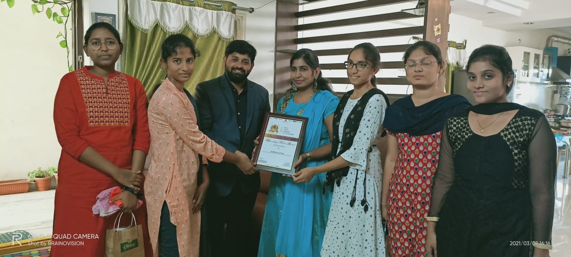 We are Organized an BHARATHIYA NAARI AWARD 2021 Ceremony for Best Social Activitist and Inspirational Entrepreneur womens on the Occasion of #InternationalWomensDay
We are happy to convey that 50 people are Selected around AP &amp; TS
Hearty Congratulations to all

<a href="/amarprasadreddy/">APR</a>