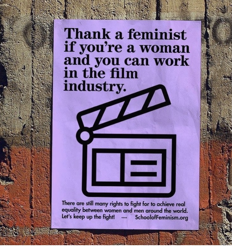 Happy International Women’s Day to all! This is a joyous moment that celebrates the hard work of brave feminists. We are thankful for their fight and are hopeful for the continued push towards more women and minorities in front of and behind the camera @schooloffeminism