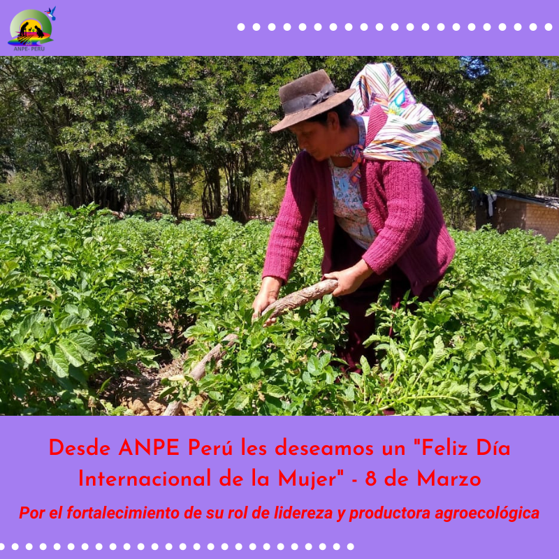AnpePeru's tweet photo. Desde ANPE Perú saludamos esta fecha y visibilizamos la importancia de la mujer en la agricultura.
#8M https://t.co/aST5M4q2Hy