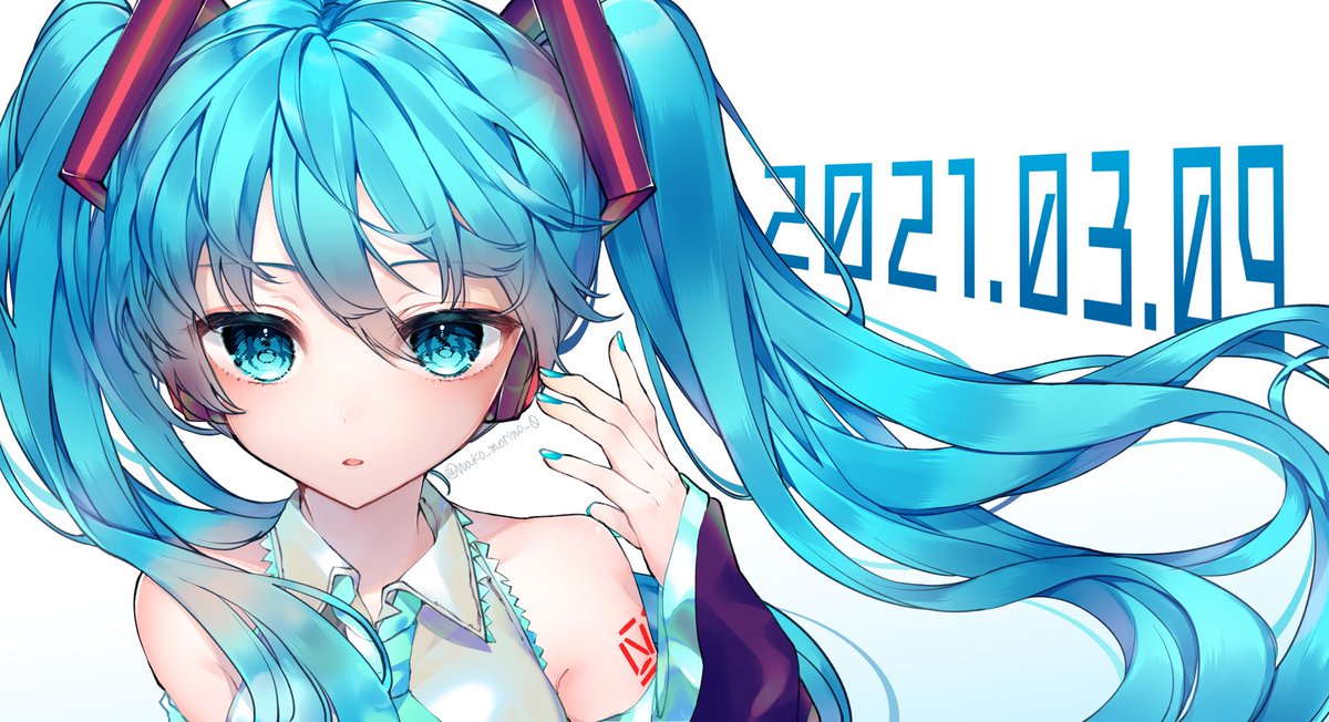 初音ミク「素敵な君の日!#39の日 #ミクの日 #初音ミク 」|杜野わこのイラスト