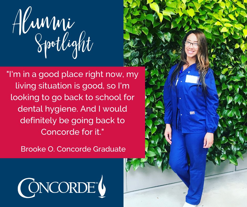 ConcordeCareer's tweet photo. From shelter, to school and transitioning to employment - read Brooke's journey in becoming a dental assistant. #DentalAssistant #DentalAssisting #ConcordeWorks
https://t.co/zrHgOKCXWN https://t.co/EJsgEfv6uc