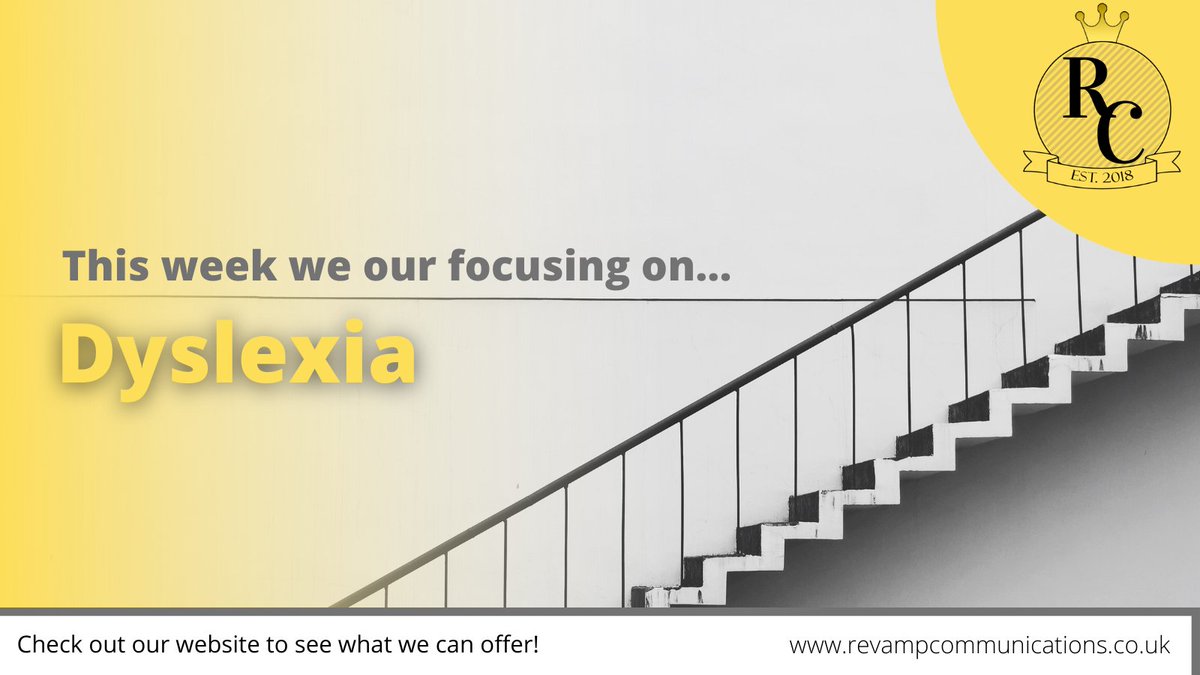SupportRevamp's tweet image. Dyslexia isn't easy to spot, and can be tough dealing with... we can help.