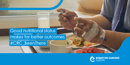 dice_europe's tweet photo. Many studies have demonstrated that maintaining a good nutritional status through expert help can improve the outcomes for people with cancer. Find out more about #colorectalcancer patients and nutritional expert support https://t.co/NWCXauf0qY #ECCAM 2021 #CRC_BeenThere https://t.co/ULOVeowmBE