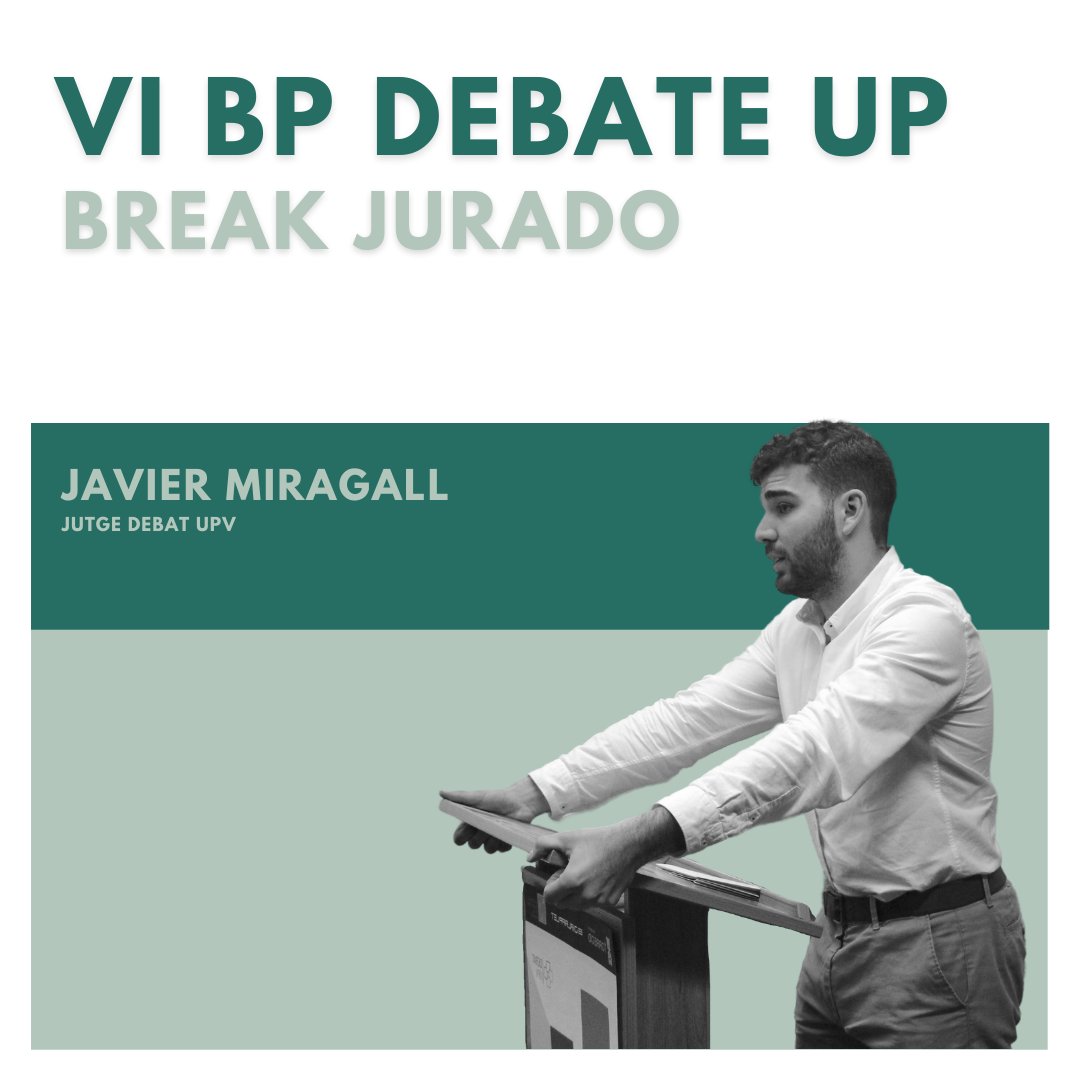 VI BP DEBATE UP

Enhorabuena a todos los participantes de esta sexta edición del torneo Debate UP y al gran equipo de organización. 🏆