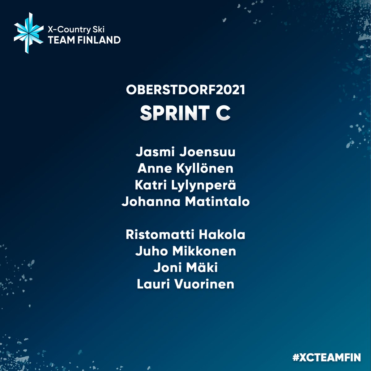 Huomenna mennään! Oberstdorfin MM-kilpailut startataan sprinttipäivällä 🔥

#xcteamfin #hiihto #Oberstdorf2021