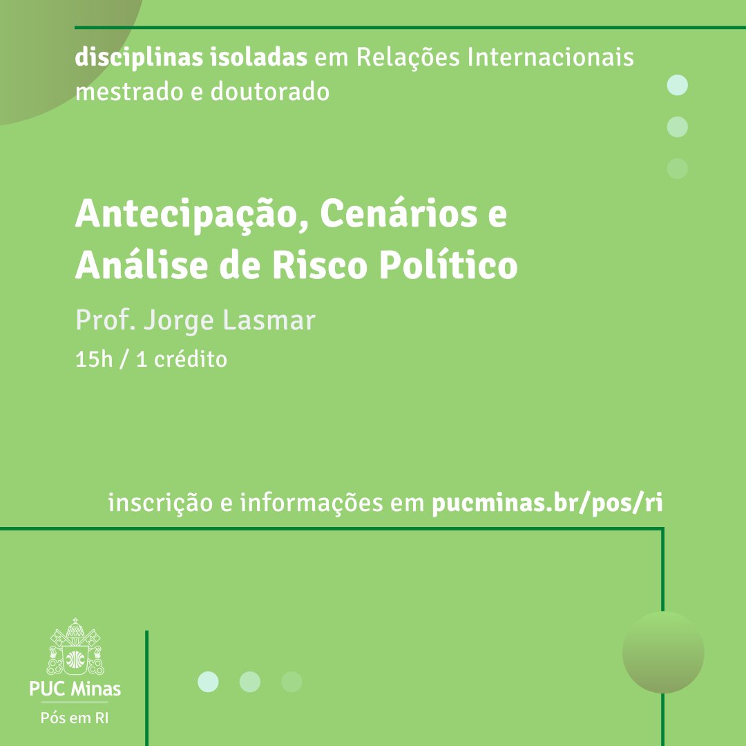 DPTO RI PUC MINAS tweet media