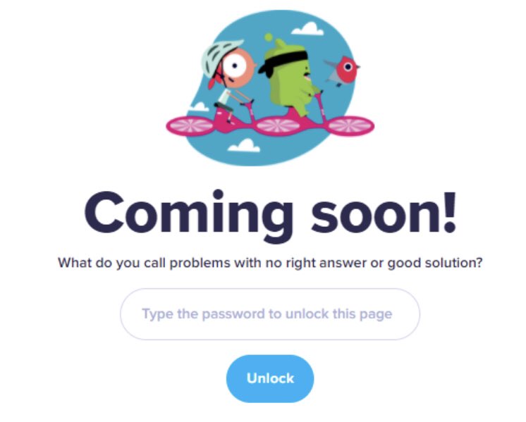 The safe word is Conundrums.
The danger word is Dilemma.
<a href="/ClassDojo/">ClassDojo</a>