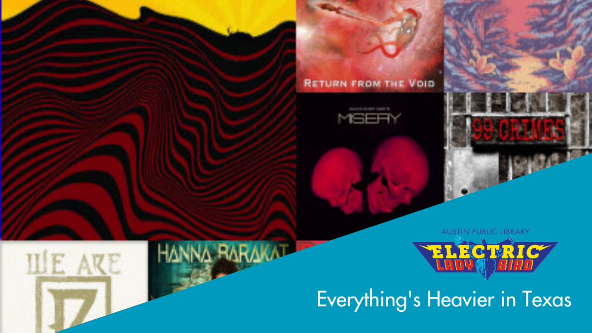 AustinPublicLib's tweet image. Crank this one up to 11! This #ElectricLadyBird features @bauwaves, @MegafaunaATX and more! Listen for free here: bit.ly/361DPlS #ElectricLadyBirdAPL #ElectricLadyBirdATX #AustinRock #AustinMusic