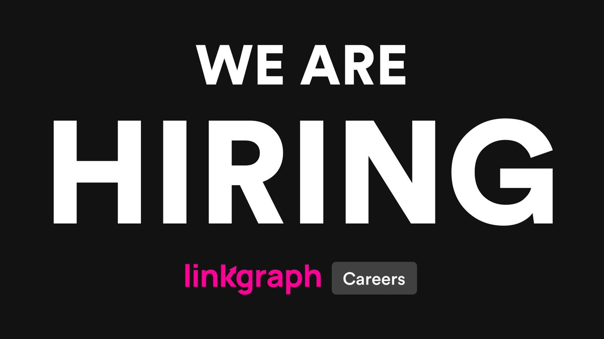 LinkGraphSEO's tweet photo. GROW👏WITH👏US👏 Looking for a cool tech company that is mission-oriented? We’d ❤ to hear from you! https://t.co/vTXsUxY9dE #MarketingTwitter 

We are #hiring for: 
✓Account Manager
✓Operations Specialist
✓Paid Media Manager
✓UI/UX Designer
✓Executive/Personal Assistant https://t.co/rRCY5dhKOE