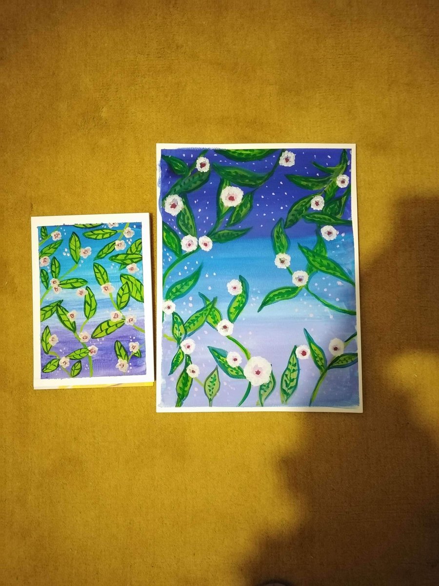 MissJacobsen1's tweet image. My mum and my nan did a @visualmindart tutorial. They are so cute!