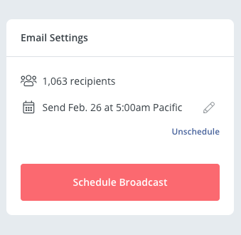 CK broadcast