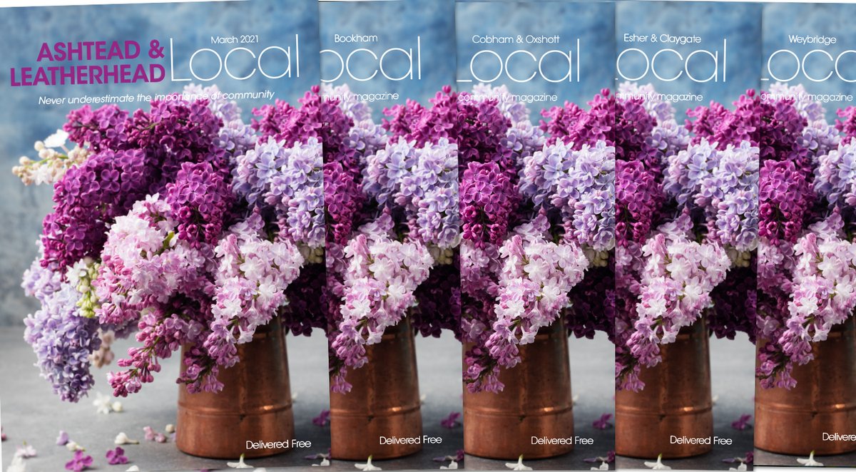 LookLocalMags's tweet image. The March 2021 issue's of our magazines are out being delivered this week, but you can see them online now by visiting: looklocalmagazine.co.uk #Ashtead #Leatherhead #Bookham #Cobham #Claygate #Esher #Oxshott #Weybridge #LocalEvents