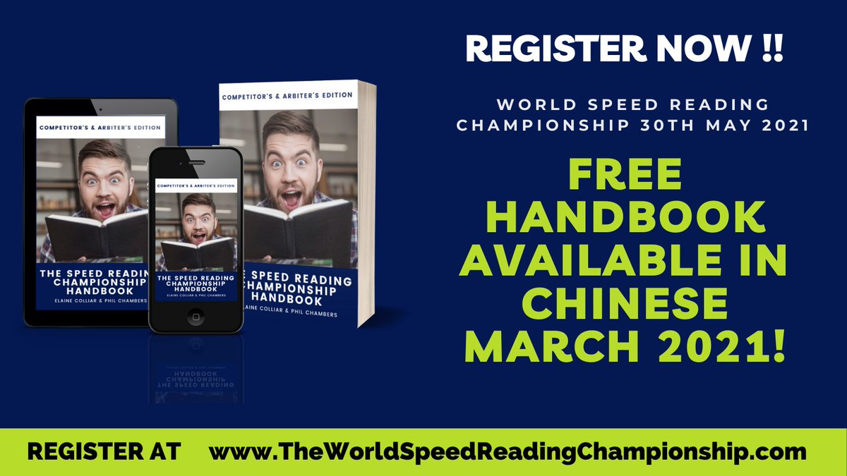MindMapsExpert's tweet photo. The Chinese Edition of the Speed Reading Championship Handbook will be available very soon - make sure you are registered to receive your FREE copy as soon as it's delivered! Are you competing this year?

https://t.co/Cge3PTpYpm

#speedreading #worldchampionship #mindmapacademy https://t.co/HdzcAvhYti