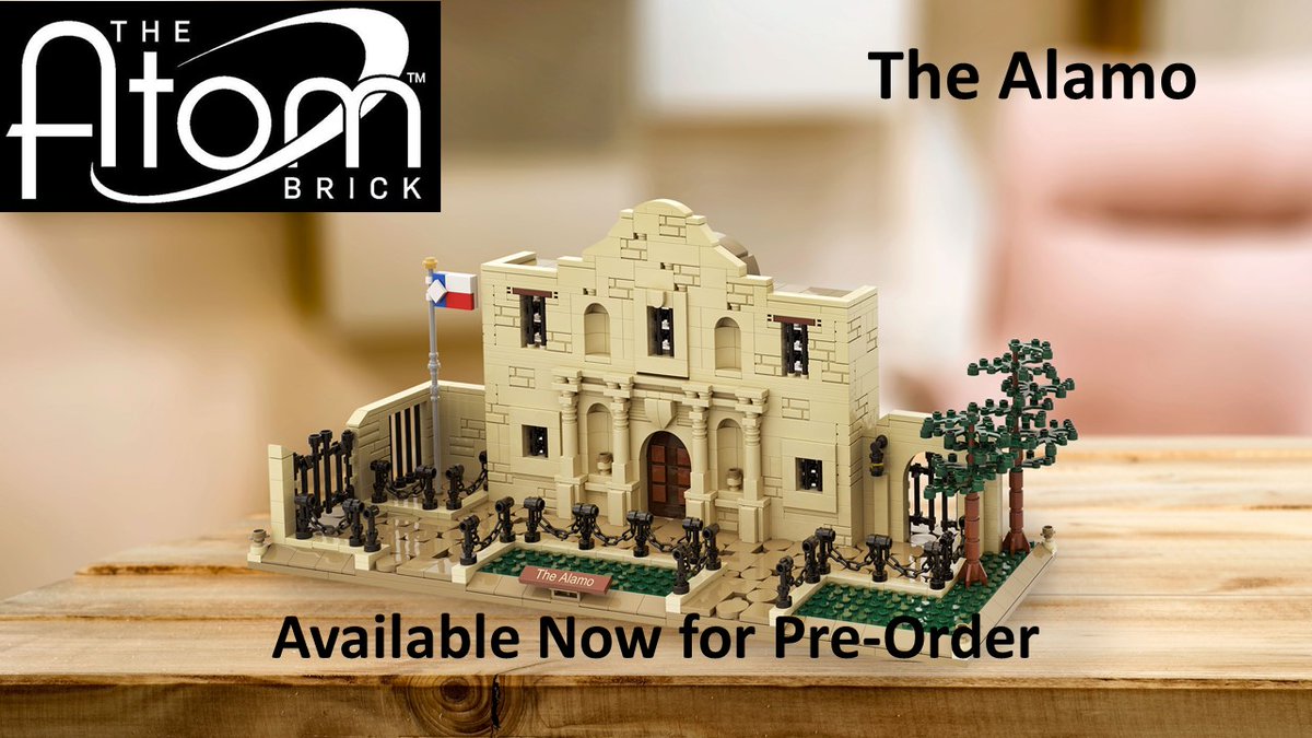 TheAtomBrick's tweet photo. The Alamo is now available for Pre-Order! Use the link below to reserve yours today!
https://t.co/nCMRt6Fu9N

#TheAtomBrick #TAB #TheAlamo https://t.co/bBXmreZnzH