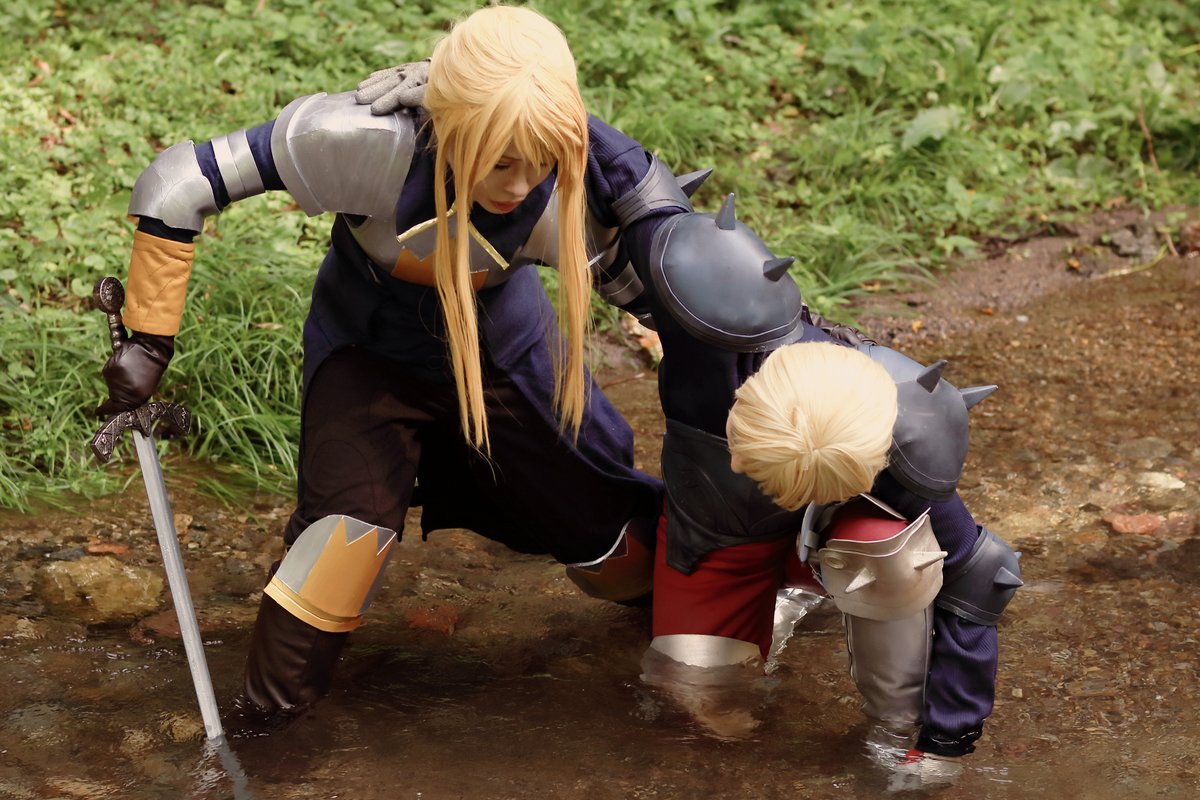jpckouki's tweet photo. ファイナルファンタジータクティクス　コスプレ
FINAL FANTASY TACTICS cosplay

ラムザ * 晄貴
アグリアス * しんら @youmou_s 
Ramza Beoulve * ko-ki
Agrias Oaks * shinra
p * seth @sethtropical 
#jpckouki https://t.co/jgfO08BAt2