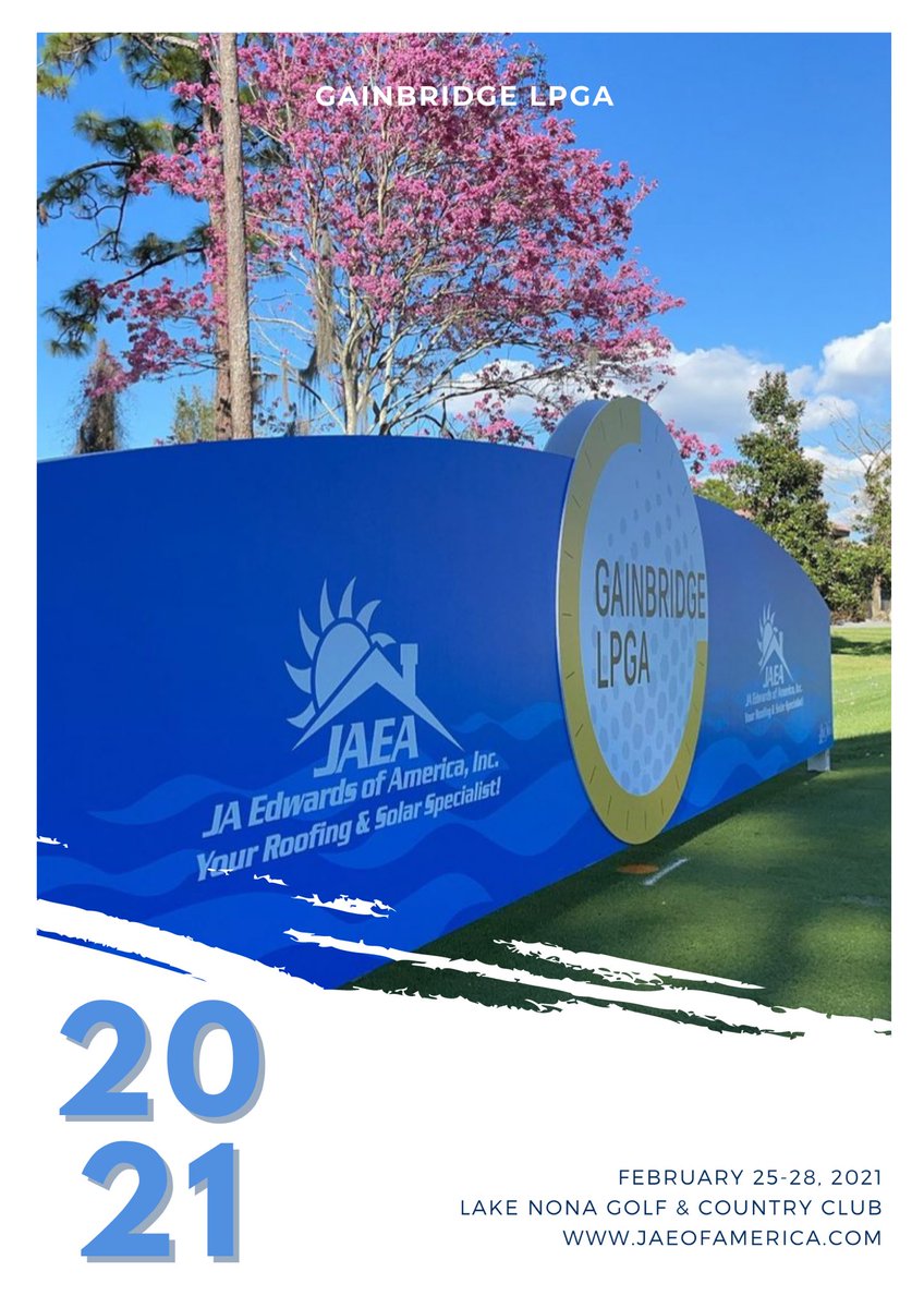 JAEARoofs's tweet photo. Hole: 13
PAR: 3
@GainbridgeLPGA
@LakeNonaGCC
#JAEdwardsOfAmerica
#JAEdwards
#Roofing
#Solar
#Golf https://t.co/Gz2gVQCobe