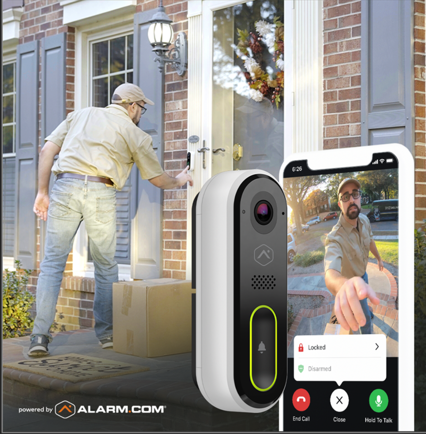 Building36Tech's tweet image. Always know who's at your door with the Alarm.com Touchless Video Doorbell, even when you are on vacation.
youtube.com/watch?v=Efd4xz…