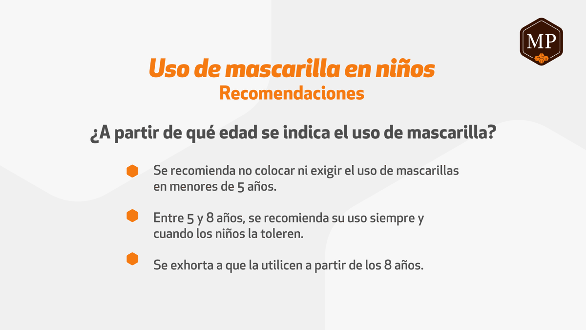 MPersonalizada's tweet photo. ¿A partir de qué edad se recomienda el uso de mascarilla en niños? ¿En qué casos está indicado su uso? ¿Y en qué casos no? 🤔

👉 Conocé todas las recomendaciones del @MSPUruguay.

¡Estamos para cuidarte!

#MascarillaenNiños #recomendaciones #MPtecuida https://t.co/j3ernS8ZGJ
