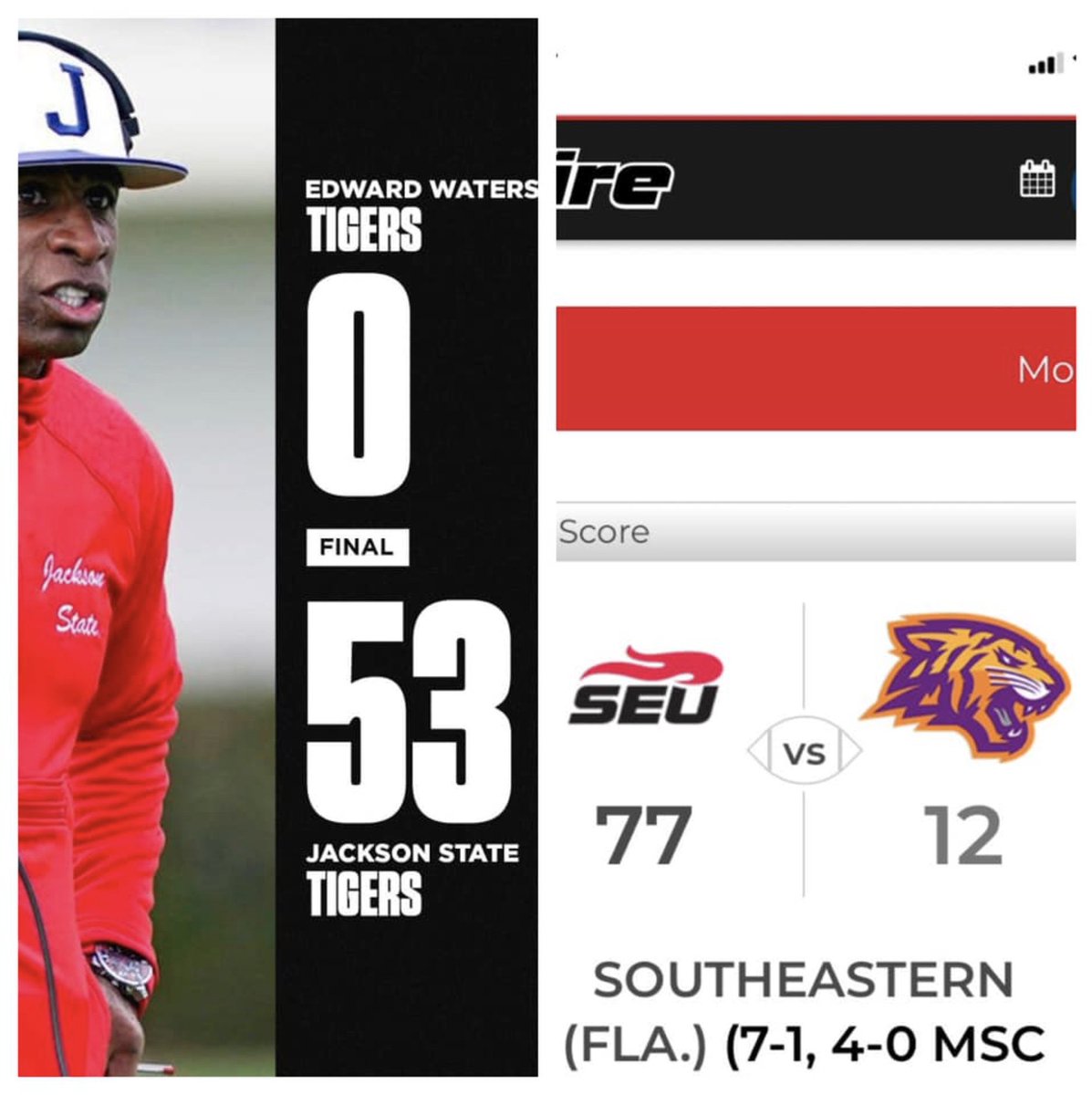 Richard McNutt 🏈 (@coachmcnutt) on Twitter photo <a href="/DeionSanders/">COACH PRIME</a> <a href="/jacksonstatefb/">JacksonStateFootball</a> or <a href="/GregRuffin3/">Lane Dragon 7</a> <a href="/EWC_TigersFB/">Edward Waters College</a>
Line it up... We want all the 💨
#Big🏈🏈’s
#FeelTheHeat 🔥
#NAIAvsNCAA <a href="/DeionSanders/">COACH PRIME</a> <a href="/jacksonstatefb/">JacksonStateFootball</a> or <a href="/GregRuffin3/">Lane Dragon 7</a> <a href="/EWC_TigersFB/">Edward Waters College</a>
Line it up... We want all the 💨
#Big🏈🏈’s
#FeelTheHeat 🔥
#NAIAvsNCAA