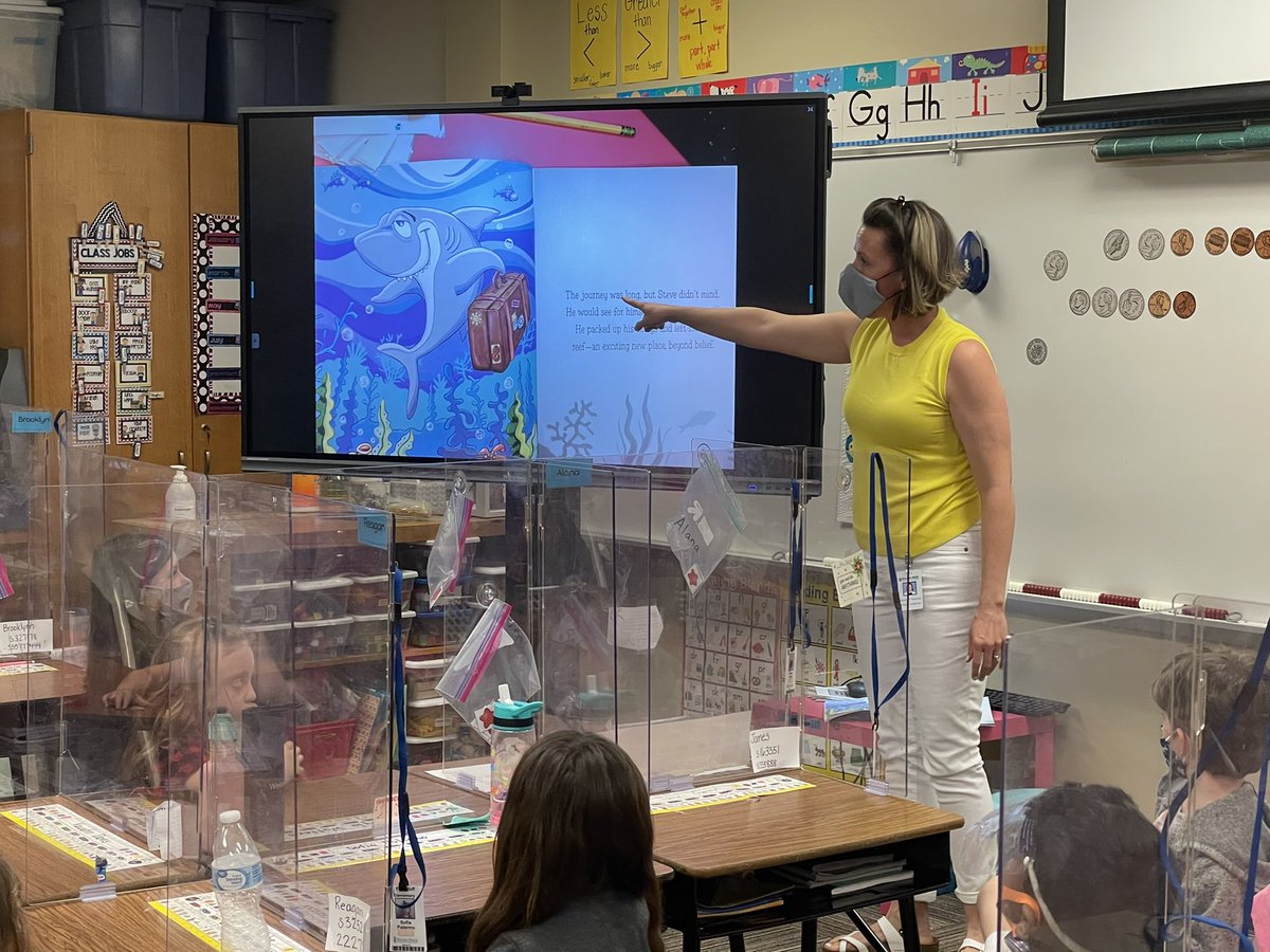Thank you Board Trustee, Danielle Weston for visiting <a href="/kshepherd1st/">Kelly Shepherd</a>’s class! They ❤️ the story! <a href="/RoundRockISD/">Round Rock ISD</a>