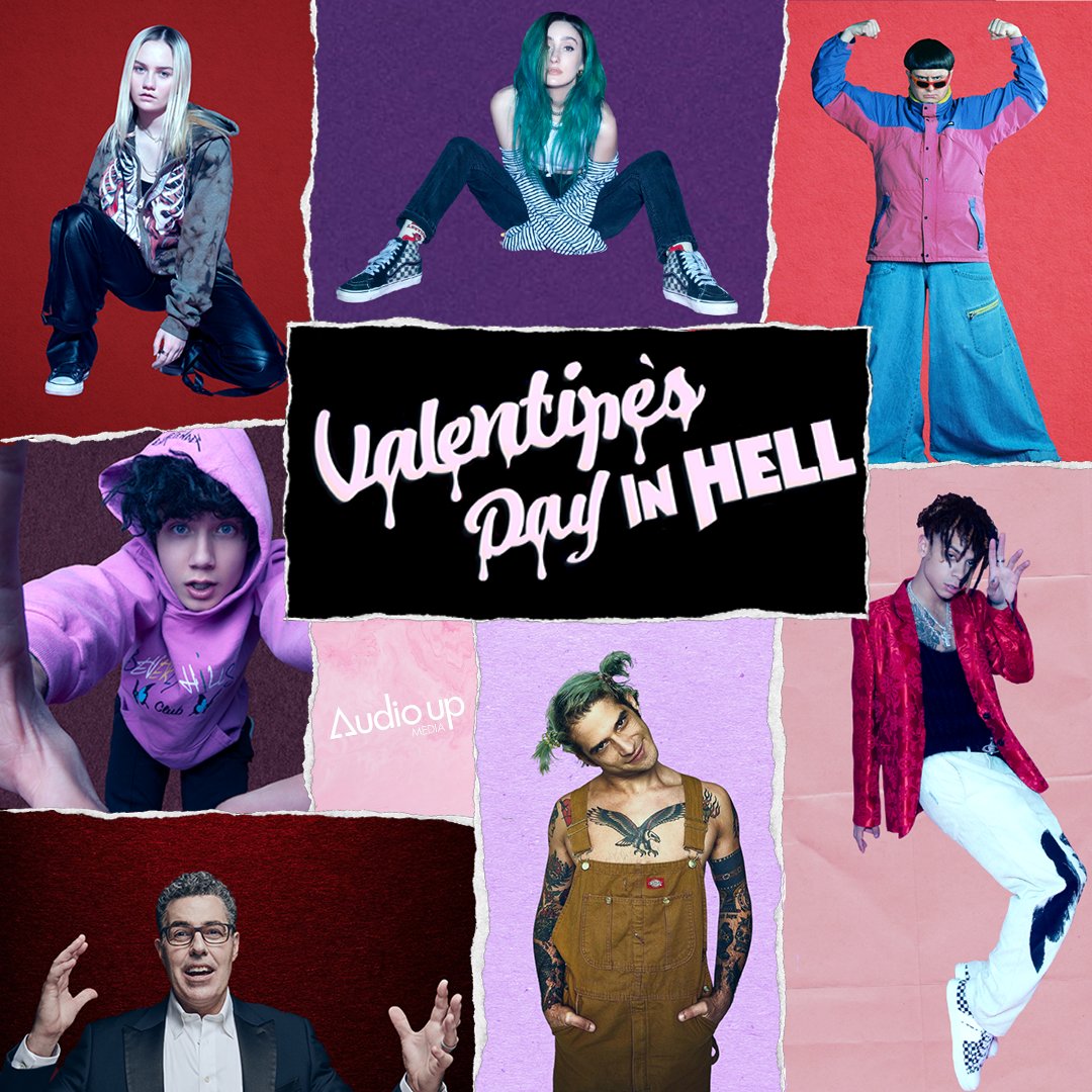 prominhell's tweet photo. Whole gang is here 👿🔥🖤 Relive the entire #VDayInHell season: https://t.co/IHSZBgBmnG @spotifypodcasts #phem #tylerposey #carliehanson #jxdn #jadenhossler #adamcarolla #ianndior #olivertree https://t.co/c4n8t1GTQY