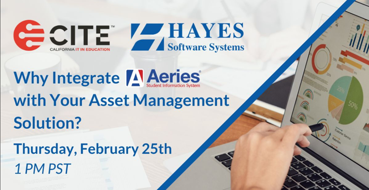 There's still time to register for tomorrow's webinar with Hayes and CITE! Hear from #edtech leaders from San Bernardino County Superintendent of Schools and Atascadero on how they've benefited from the powerful integration of TIPWeb and Aeries Software lnkd.in/dzQ_zyY