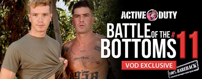 A Battalion of Hot Buds Engage In A 'BATTLE OF THE BOTTOMS (#11)' in @ActiveDutyx's Banging New HD Exclusive