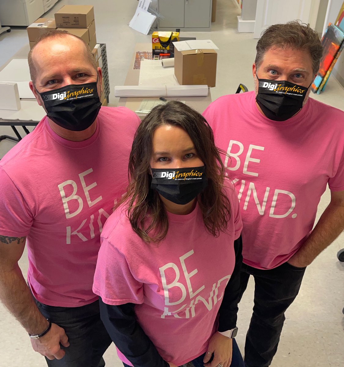 digi_graphics's tweet image. Happy Wednesday and Pink Shirt Day from our customer service team!