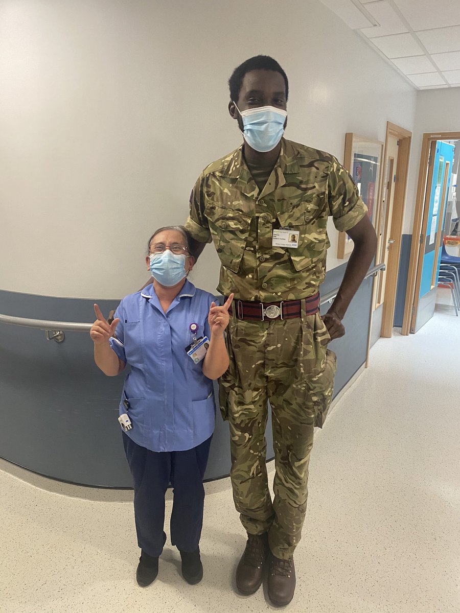 @Proud_Sappers @22EngrRegt thank your for sending your staff to help us at @westernsussex @WSHFT_EFtherapy #emergencyfloor #wsht #nhs #COVID19
