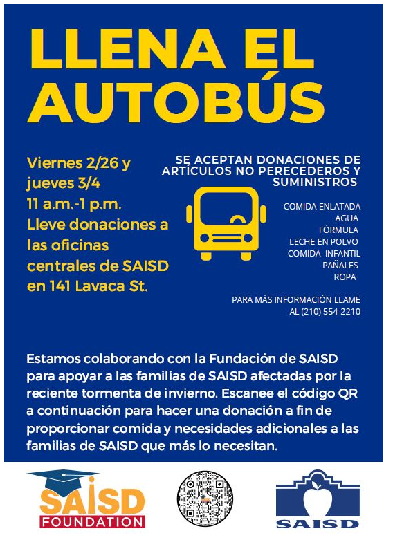 SAISDBall's tweet photo. If you're interested in donating to other SAISD families, please see the attached flyers. https://t.co/XmGM3FireL
