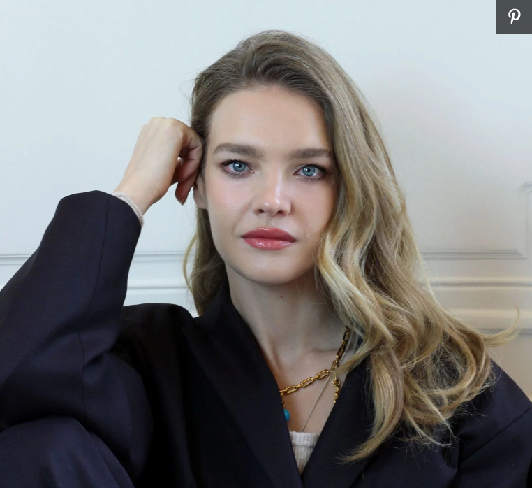 Portrait of the Russian supermodel and women's empowerment activist Natalia Vodianova, UNFPA's newest Goodwill Ambassador. The visual accompanies a People magazine story on her appointment.