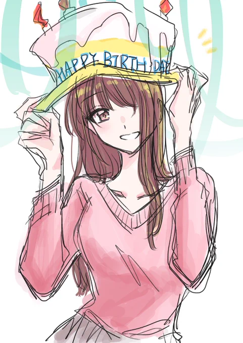 美優さん、ちょっと前まで幼稚園スモック着てた6ちゃいだと思ってたのに…すっかり立派な26歳に?…おたおめ!!? 