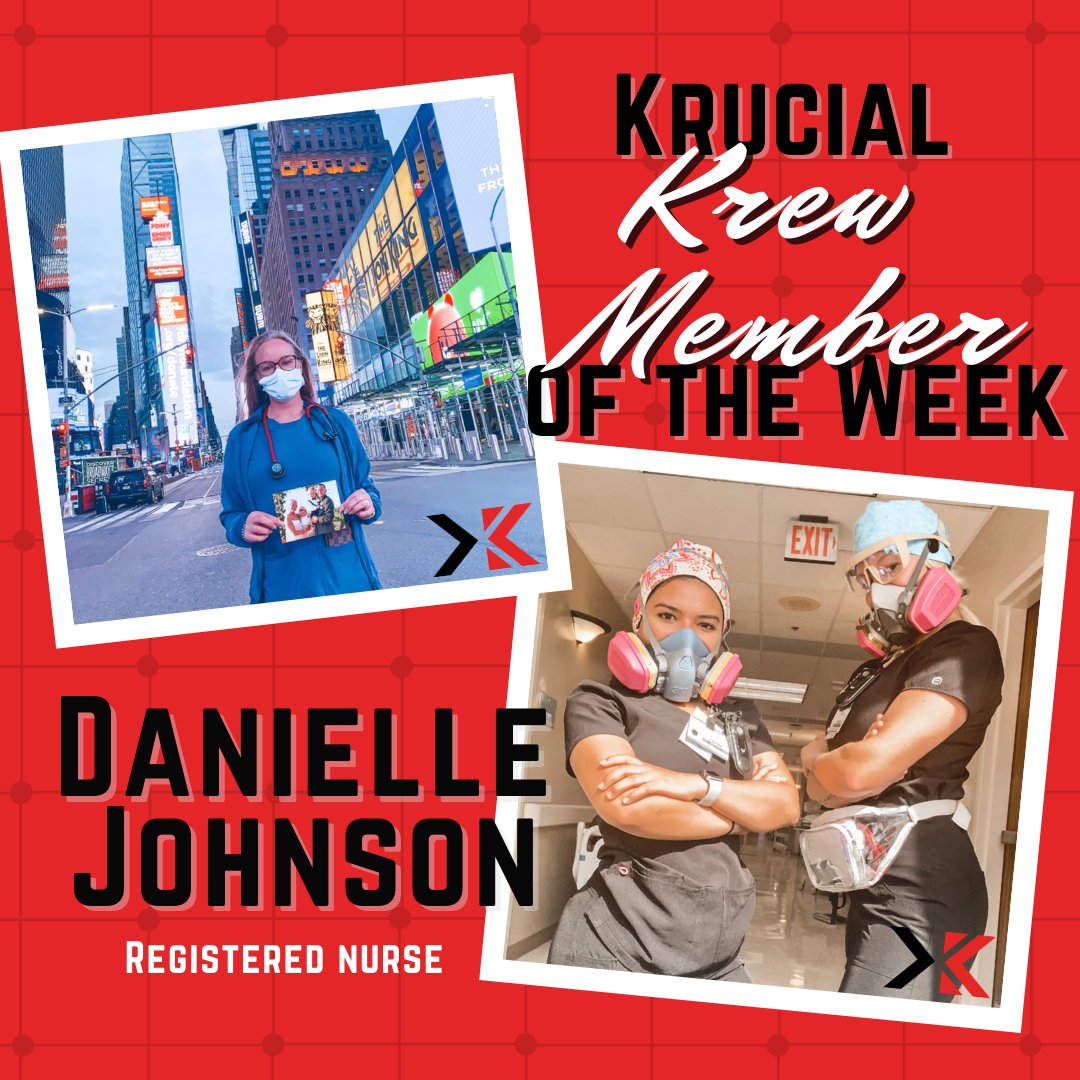 KrucialRR's tweet photo. Congrats to this week's Krucial Krew member of the Week, Danielle Johnson! 

Be sure to follow us on all social media platforms: Facebook, Instagram, LinkedIn, and Twitter!

#KrucialKrew #KrucialStrong #HealthcareHeros https://t.co/fB3RdfBIT3
