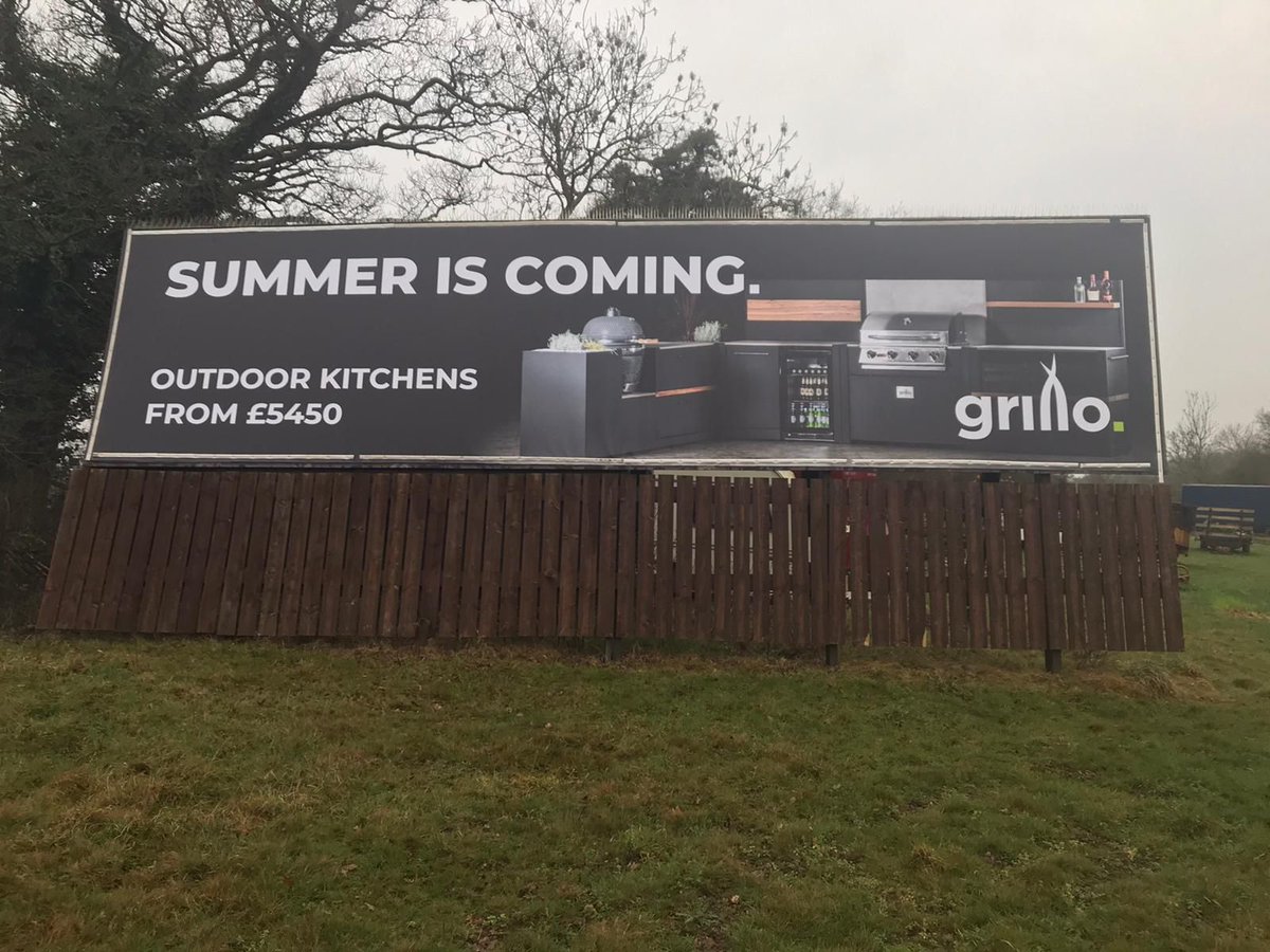 DriveByMediaUK's tweet photo. New client installs for Grillo Living on the M25 + M1 with 3 XL boards https://t.co/8xIrfDBzSq

These will be seen over 300,000+ times per day so go look at their beautiful outdoor kitchens

https://t.co/hk8Cfoipwv

#motorwayadvertising #ooh https://t.co/pQYQJboAeU