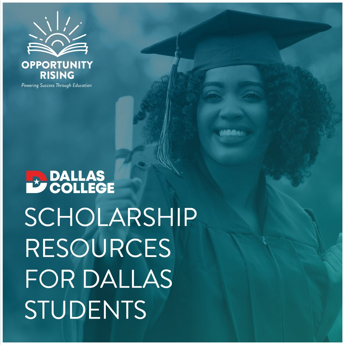 OppRising's tweet photo. Starting your scholarship hunt early is the key to ensuring you don’t miss out on any opportunity. Check out this scholarship resource Dallas College put together to help students find the right scholarship for them: https://t.co/qPz8bon2Ee https://t.co/5nyjZVetw1