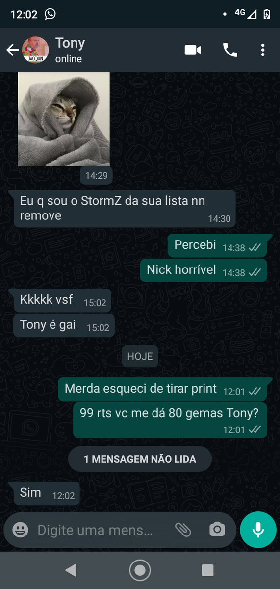 99 rts pro Tony me dar 80 gemas, ajuda o pai 🤝🤝🤝