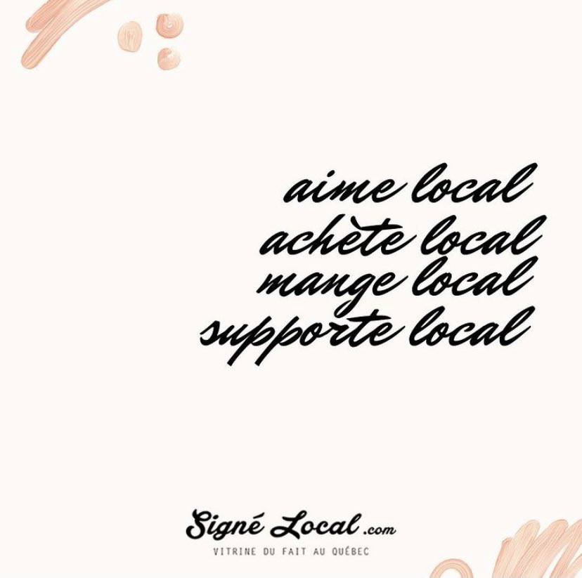 SigneLocal's tweet image. Parce que c&apos;est important de supporter local ⚜️