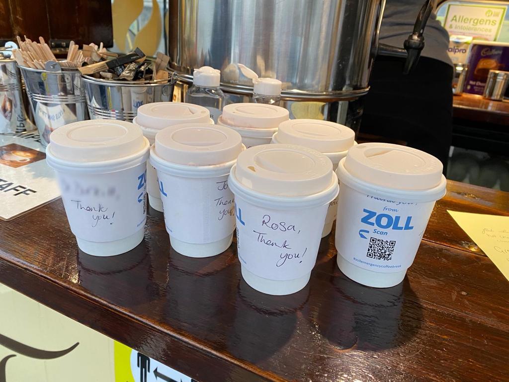 zollemsfire's tweet photo. Kicked off the week with our first two stops on our ZOLL Emergency Coffee Break: Worthing and Haywards Heath! Where will we be next? #zollemergencycoffeebreak #uk https://t.co/Rt8Ipipefs
