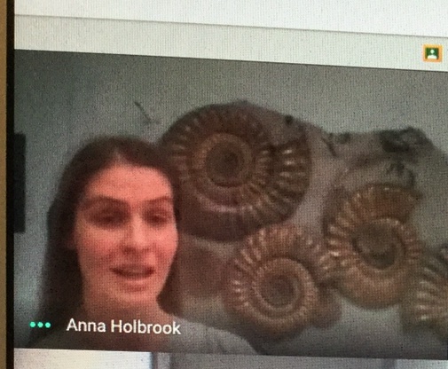 burlingtonjnr's tweet photo. Our pupils in school and home learning really enjoyed our Google Meet @CharmouthHCC today all about fossils and were amazed by some of the really awesome examples and information #fossils #virtualvisitors #awesome https://t.co/S2Q1xWu24y