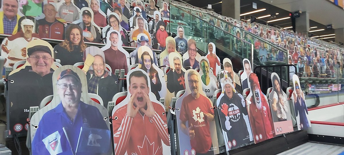 CurlingCanada's tweet photo. Response to the Curling Canada Hub City Fan Cutouts has been exceptional! Take a look at these section-by-section high-quality photos to find yourself in the crowd and learn more about how to get your own cutout in the stands. https://t.co/DthWumiXJ9 

#HubCity2021 #STOH2021 https://t.co/xQmJqvfqsi