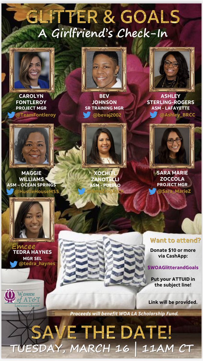 💕🗣 May I have your attention please?? - I’m so happy to share our #WOA #Louisiana latest scholarship fundraiser!! Join me &amp; a few of my “Girlfriends” for a check-in as we dish on self-care, how COVID-19 changed the game, networking &amp; more! ✨ Tap to See!!✨ <a href="/TeamFontleroy/">Carolyn Fontleroy</a> 💜