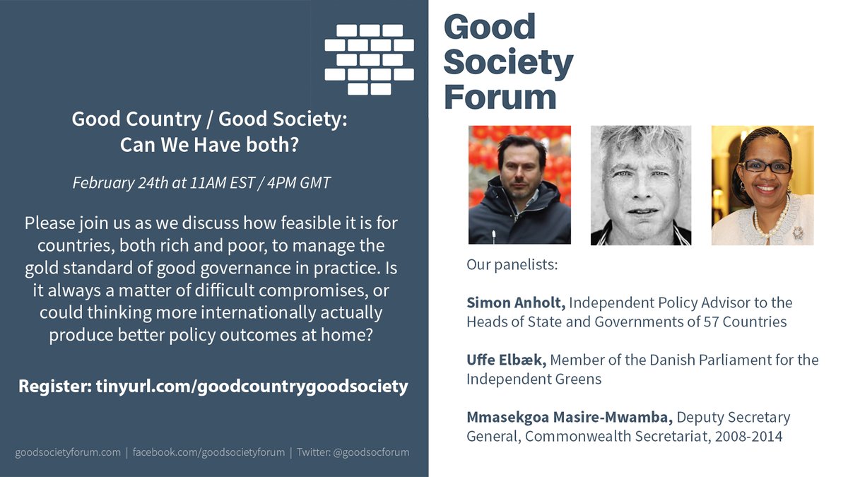 Good Society Forum tweet media