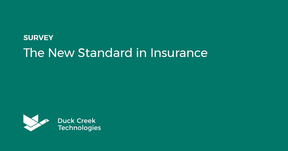 csicard3's tweet photo. The New Standard in Insurance: Why do we need it and what should it look like? The latest @duckcreektech survey is now open! Contribute to our global white paper on this important topic — your details will remain anonymous. https://t.co/xUisZproL7 #DuckCreekUK #insurance #survey https://t.co/xeAObx3Hnv