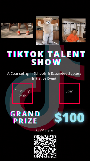 It's all happening tomorrow at 5pm. Show us your Tik Tok skills!