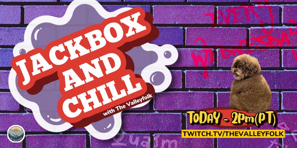 TODAY - 2PM(PT) twitch.tv/thevalleyfolk